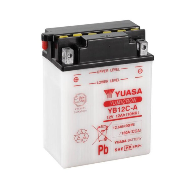 Batterie | YUASA YB12C-A 12 AH