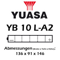 Batterie | YUASA YB10L-A2 11 AH