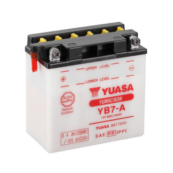 Batterie | YUASA YB7-A 8 AH