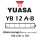 Batterie | YUASA YB12A-B 12 AH