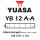 Batterie | YUASA YB12A-A 12 AH