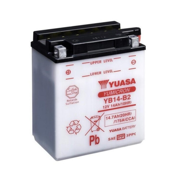 Batterie | YUASA YB14-B2 14 AH