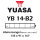 Batterie | YUASA YB14-B2 14 AH