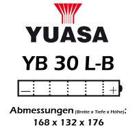 Batterie | YUASA YB30L-B 30 AH