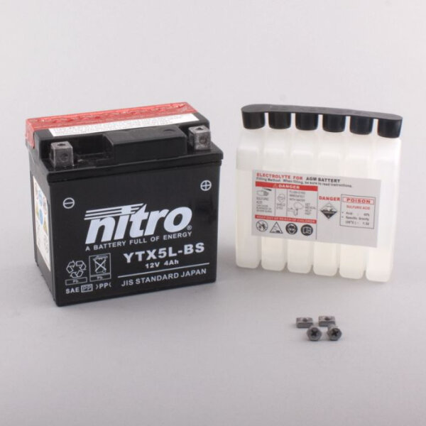 Batterie | Nitro YTX5L-BS 4AH MF