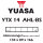 Batterie | YUASA YTX14AHL-BS 12 AH MF