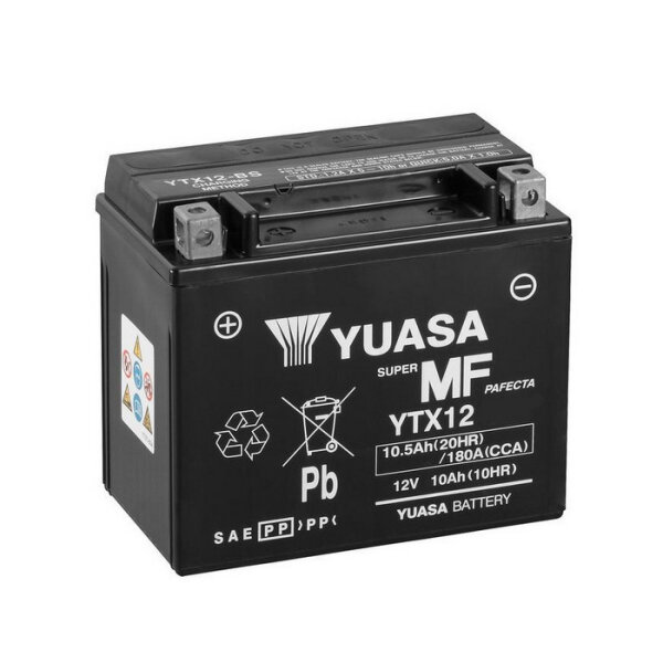 Batterie | YUASA | YTX12 | 10 AH | AGM