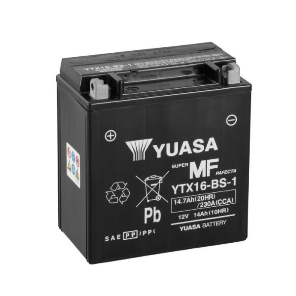 Batterie | YUASA | YTX16-BS-1 | 14 AH | MF