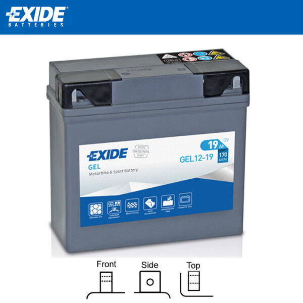 Batterie | EXIDE GEL 12-19 19 AH