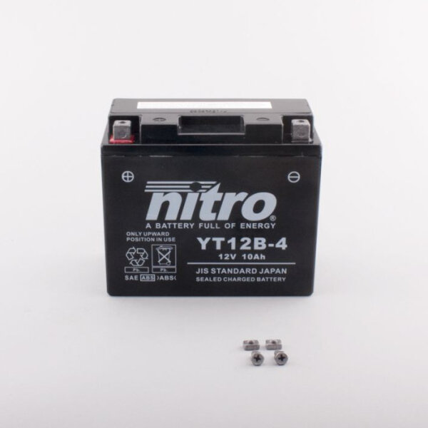 Batterie | Nitro | YT12B-BS/YT12-B4 |10AH | GEL |