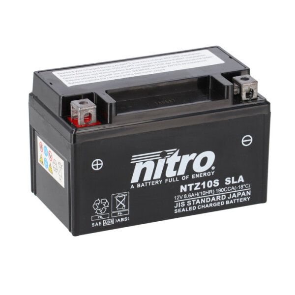 Batterie | Nitro NTZ10S 8,6AH GEL