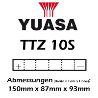 Batterie | YUASA TTZ10S 8,6 AH MF