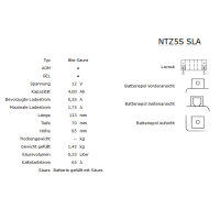 Batterie | Nitro | YTZ5S | 4AH | GEL