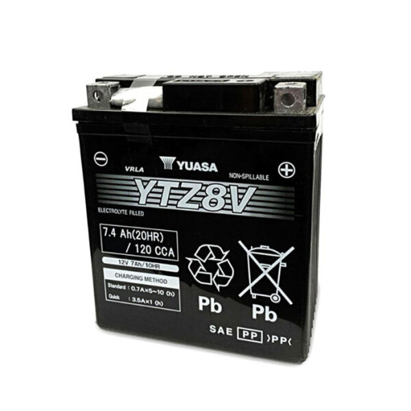 Batterie | YUASA YTZ8V 7 AH geschlossen