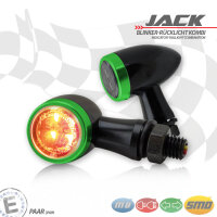 SMD-Blinker/RL-Set "Jack" | schwarz Alu M8