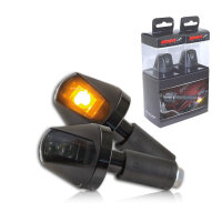 LED-Lenkerendenblinker "KNIGHT" | ALU schwarz