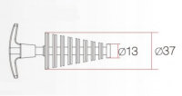 Auspuffstopfen Gummi, Durchmesser: 13-37mm