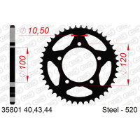 Kettenrad 35801-43 | 43Z - 520