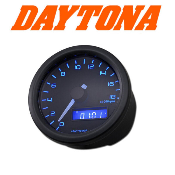 Daytona Digital-DZM "Velona" | schwarz Ø 60mm