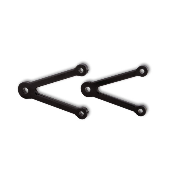 LSL Lamp strut set 82mm, without turn signal holder, black