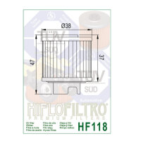 Hiflo Ölfilter HF118