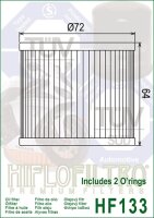 Hiflo Ölfilter HF133, mit Dichtung,