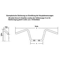 FEHLING Power Bike Bar HIGH 1 Zoll m. Kerbe