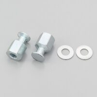 Bobbins | Daytona Alu silber M10 x 1,25mm