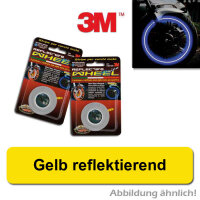 Felgenrandaufkleber gelb reflektierend, 5 mm, 6 m