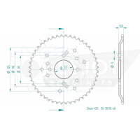 Kettenrad 50-13018-48, 48Z - 420