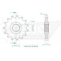 Ritzel 50-29019-14, 14Z - 525