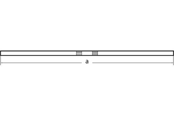 FEHLING Lenker Straight, 1, 98,5 cm, chrom, TÜV