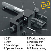 Kettentrenn & Nietgerät Voll-und Hohlnieten,