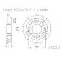 Kettenrad 50800-45 | 45Z - 525