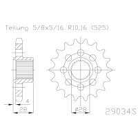 Ritzel 50-29034-18 | 18Z 525