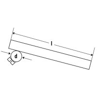 FEHLING Fehling Stummellenker Montage Gebelstandrohr 41 mm, Länge 265 mm