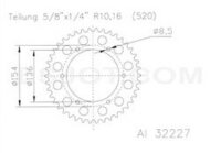 Kettenrad 51-32227-47, 47Z - 520