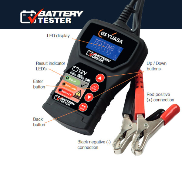 GS Yuasa | Starter Battery Health Tester