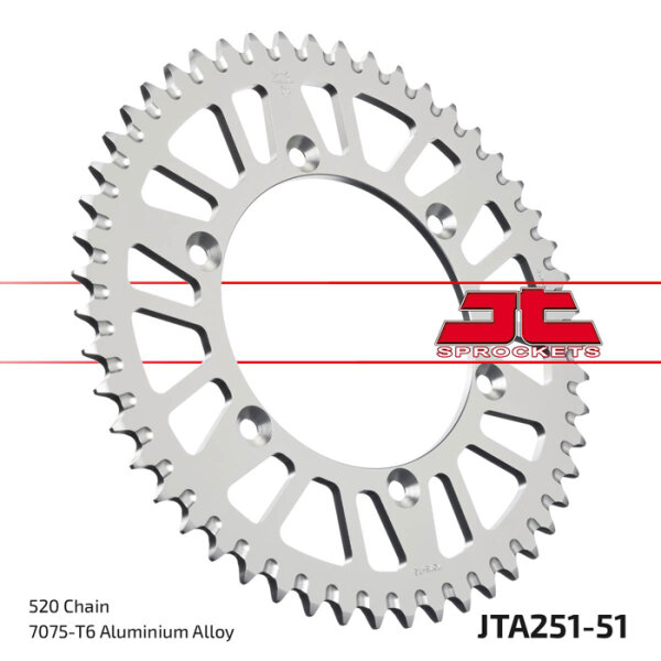 Kettenrad ALU 51Z | 520 SI