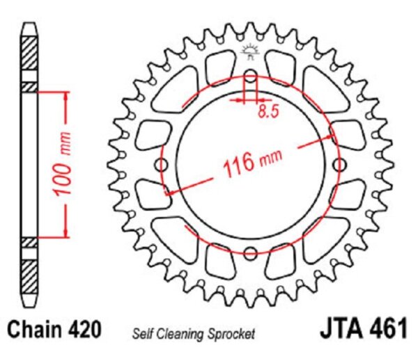 Kettenrad ALU 49Z | 420 SI