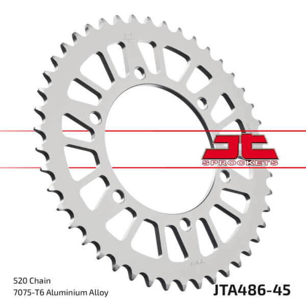 Kettenrad ALU 45Z  |  520 BLK