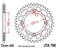 Kettenrad ALU 47Z | 428 SI