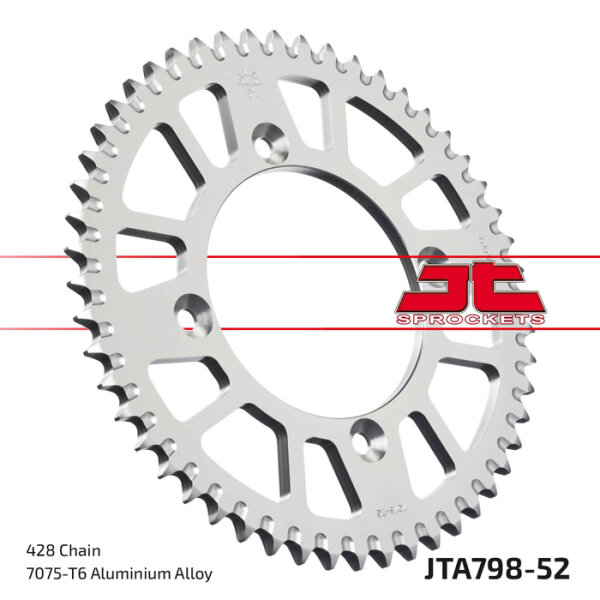 Kettenrad ALU 52Z | 428 SI