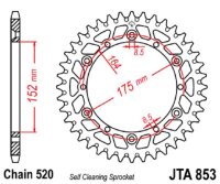 Kettenrad ALU 40Z | 520 SI