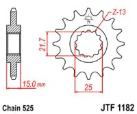 Ritzel 14Z | 525