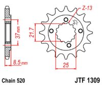 Ritzel 16Z | 520