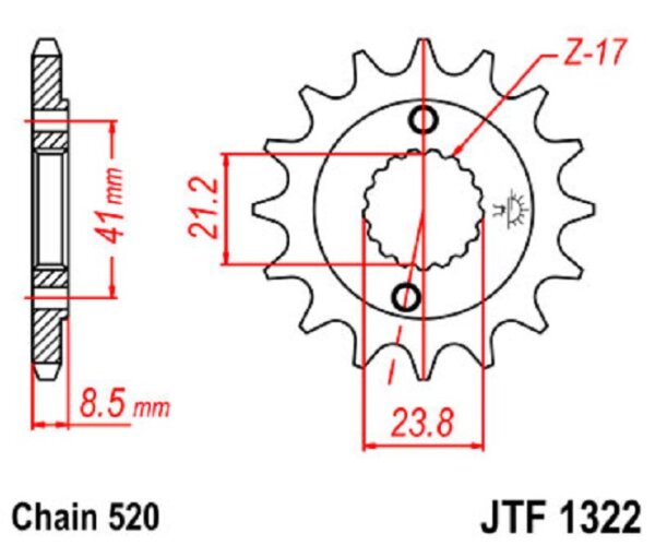 Ritzel 13Z | 520