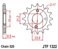 Ritzel 13Z | 520