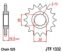 Ritzel 16Z | 525