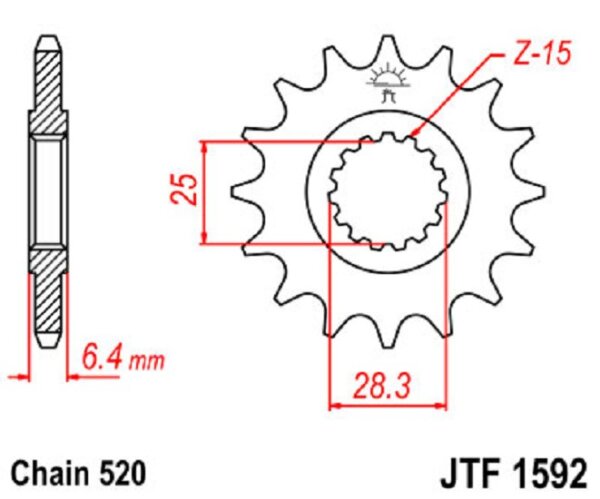 Ritzel 16Z | 520